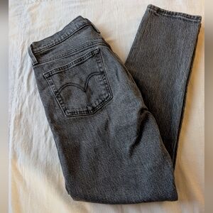 Premium Levi's Gray 501 Skinny Denim Jeans